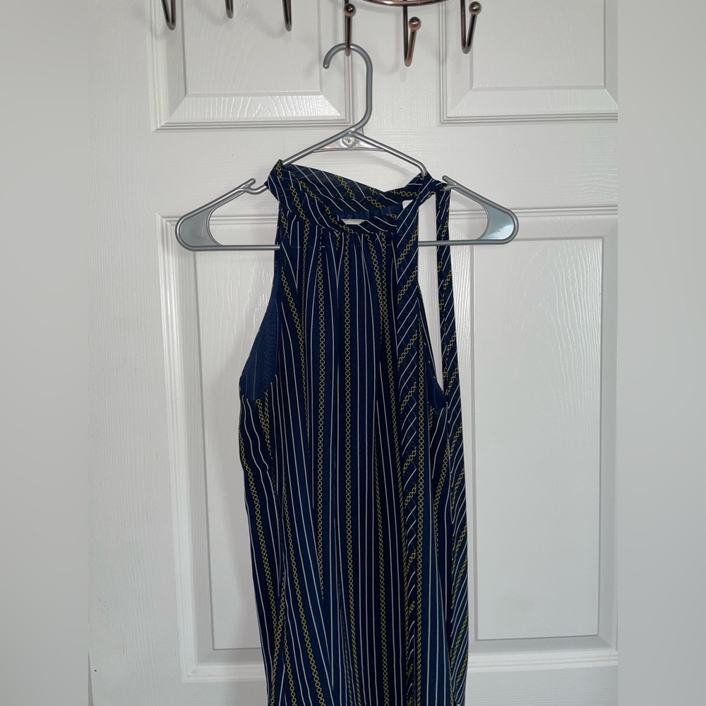 Women's blouse halter neck high neck elegant